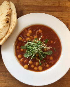 Chana Masala with Fenugreek